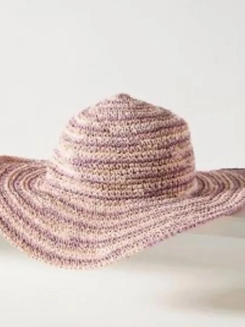 NWT Anthropologie San Diego Hat Company Pink Space Dye Floppy Sun Hat